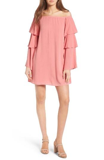 Women's Wayf Brayden Off The Shoulder Shift Dress