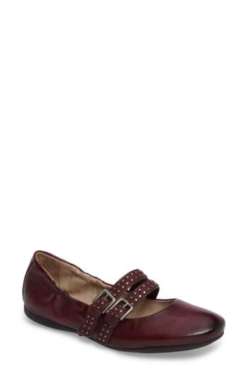 Women's Miz Mooz Cassia Flat Eu - Burgundy