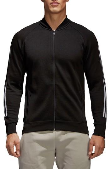 Men's Adidas Id Knit Track Jacket - Black