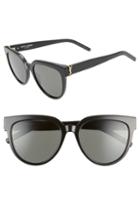 Women's Saint Laurent 54mm Cat Eye Sunglasses -