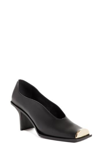 Women's Stella Mccartney Cap Toe Pump Us / 39eu - Black