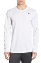Men's Nike 'legend 2.0' Long Sleeve Dri-fit Training T-shirt, Size - White