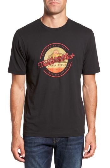 Men's Travis Mathew Califormed Graphic T-shirt - Black