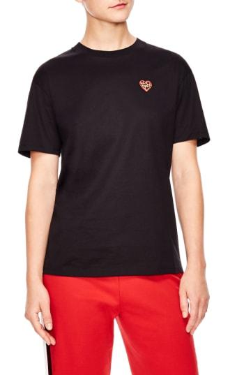 Women's Sandro Logo Tee - Black