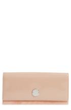 Jimmy Choo Fie Suede & Patent Leather Clutch -