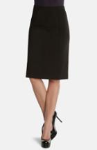 Women's Nic+zoe 'new Flirt' Ponte Knit Skirt - Black