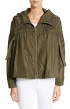 Women's Moncler Lune Water Resistant Swing Jacket - Green