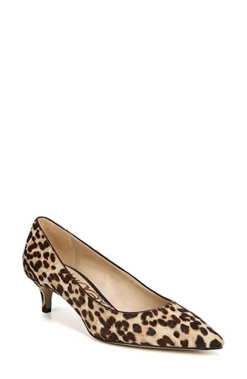 Women's Sam Edelman Dori Genuine Calf Hair Pump M - Beige