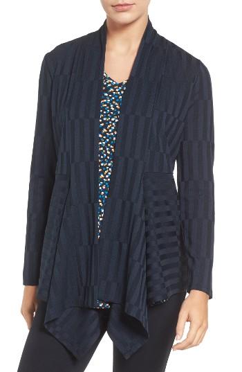Women's Chaus Drape Front Ribbed Cardigan