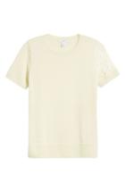 Women's Lewit Single Lace Sleeve Wool Silk Sweater