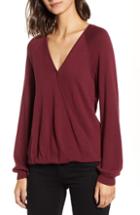 Women's Chelsea 28 Surplice Sweater, Size - Red