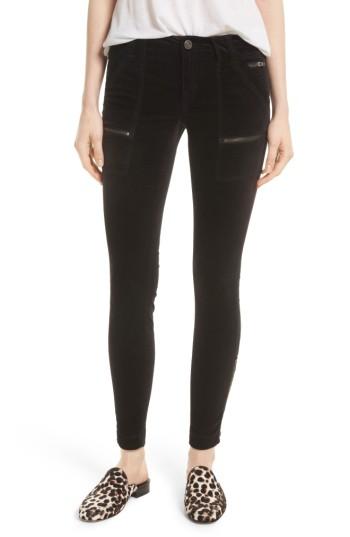 Women's Joie Park Stretch Cotton Skinny Pants - Black