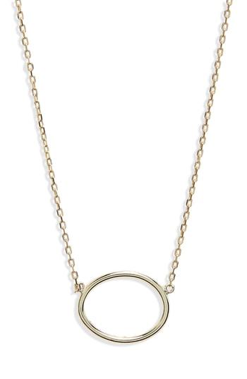 Women's Shashi Open Oval Pendant Necklace