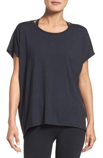 Women's Onzie Draped Back Tee, Size - Black