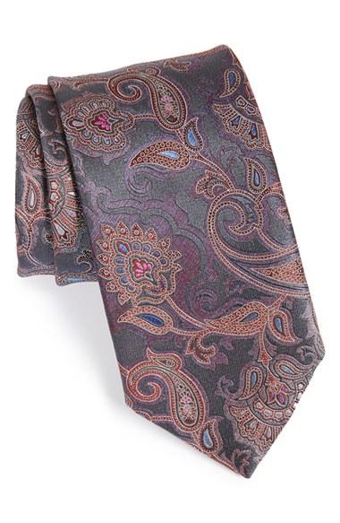Men's Ermenegildo Zegna Paisley Silk Tie
