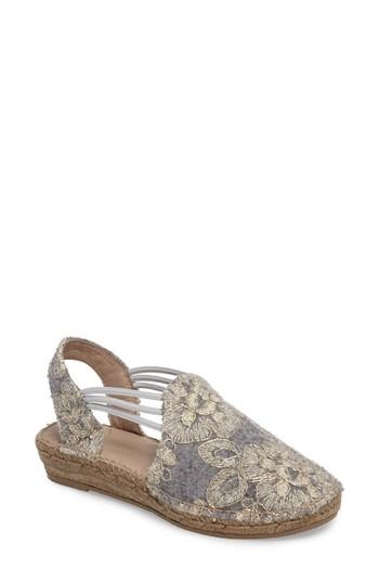 Women's Toni Pons Metz Embroidered Espadrille Wedge