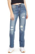 Women's Calvin Klein Jeans High Waist Straight Jeans - Blue