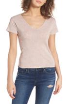 Women's Bp. Washed V-neck Tee - Pink