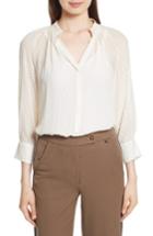 Women's Tracy Reese Silk Peasant Blouse - Ivory