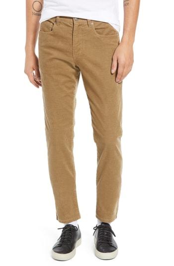 Men's Vince Dylan Slim Fit Corduroy Pants - Beige