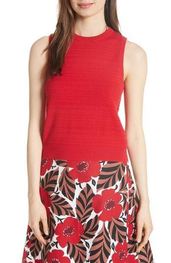 Women's Kate Spade New York Sleeveless Sweater, Size - Red