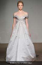 Women's Anna Maier Couture Elizabeth Off The Shoulder Silk Gown