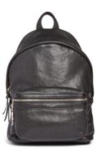 Saint Laurent Mini City Leather Backpack - Black