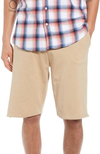 Men's The Rail Terry Drawstring Shorts - Brown