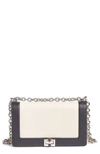 Serapian Milano Roberta Evolution Leather Crossbody Bag - White