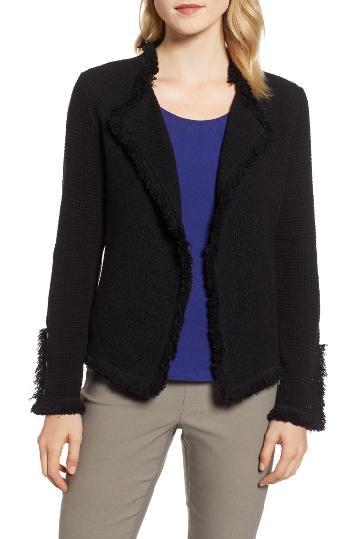 Women's Nic+zoe Fringe Mix Jacket