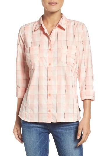 Women's The North Face Sunblocker Twill Shirt - Coral