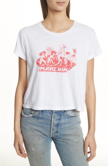 Women's Re/done Marchin' Graphic Tee