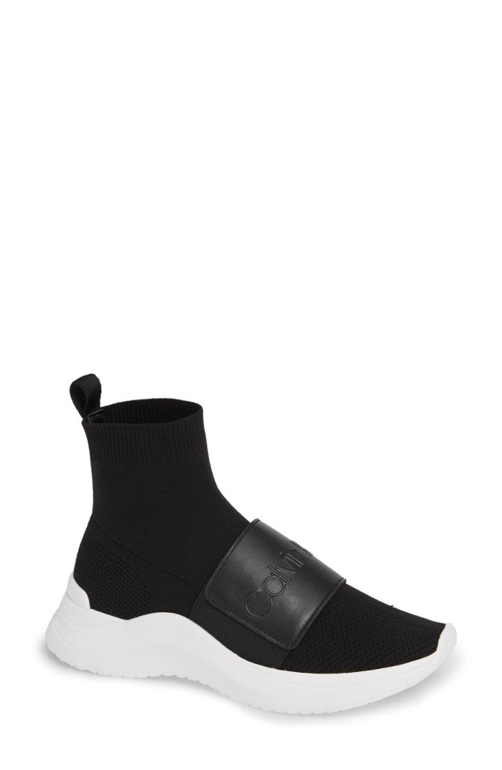 Women's Calvin Klein Uni Sock Knit Sneaker