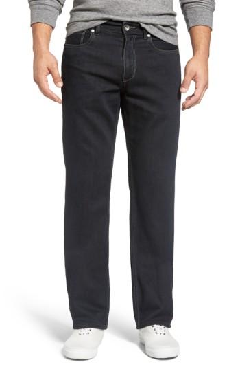 Men's Tommy Bahama 'caymen' Relaxed Fit Straight Leg Jeans X 34 - Black