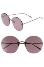 Women's Bottega Veneta 63mm Round Sunglasses -