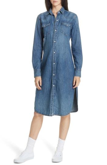 Women's Polo Ralph Lauren Denim Shirtdress - Blue