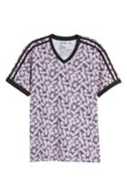 Men's The Rail Print V-neck T-shirt - Pink