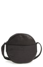 Baggu Pebbled Leather Crossbody Bag - Black