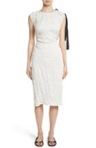 Women's Rosetta Getty Cutout Drawstring Dress - Beige