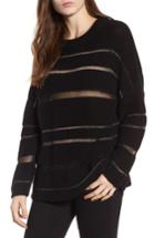 Women's Rails Daphne Stripe Sweater - Black