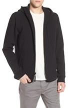 Men's James Perse Cotton & Wool Zip Hoodie (s) - Black