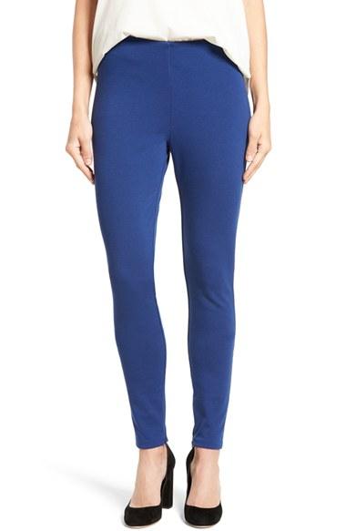 Women's Chaus Ponte Knit Leggings - Blue
