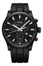 Men's Mido Multifort Chronograph Rubber Strap Watch