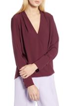 Women's Halogen X Atlantic-pacific Hidden Placket Blouse