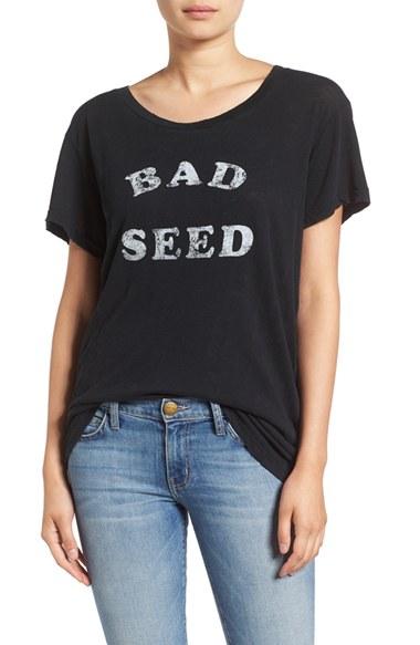 Women's Current/elliott 'the Crew Neck' Linen & Cotton Tee