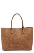 Sole Society Hawna Faux Leather Tote - Brown