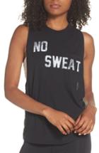 Women's Free People Fp Movement No Sweat Cross Back Tank - Black