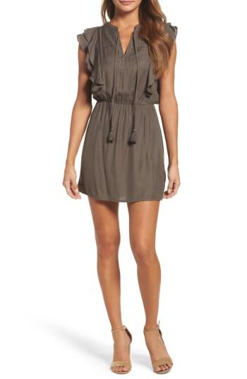 Women's Greylin Trina Ruffle Dress - Grey