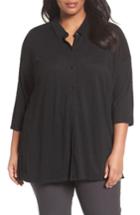 Women's Eileen Fisher Organic Linen Jersey Shirt