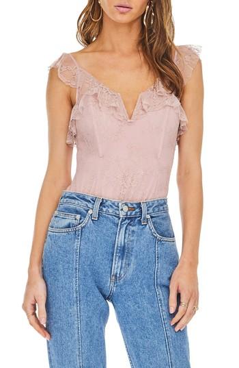 Women's Astr The Label Lily Bodysuit - Pink